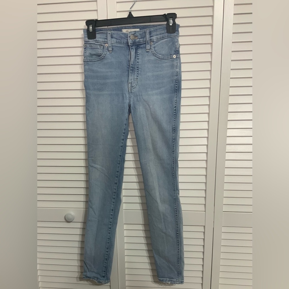 Madewell High Rise Skinny Blue Skinny Jeans Size 24